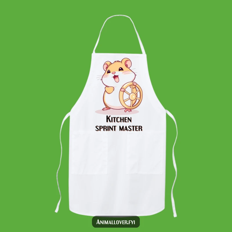 Funny Hamster Chef Apron: Cook with Energy and Humor