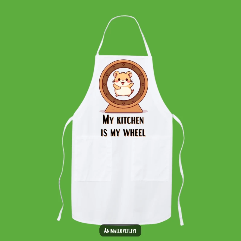 Funny Hamster Wheel Apron: Cook Up Fun, The Ultimate Funny Gift for Chefs!