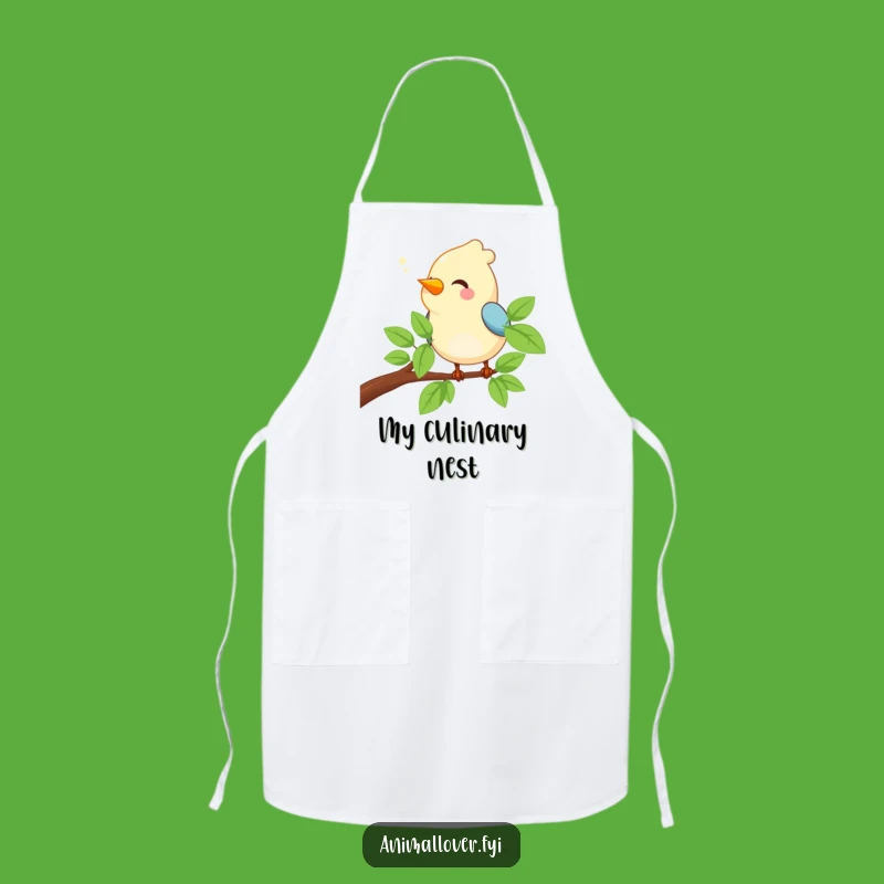 Funny Bird Chirping Apron: Kitchen Serenade, The Perfect Funny Gift for Cooks!