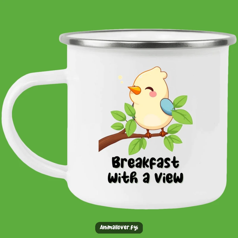 Funny Bird Chirping Camping Mug: Trail Tunes, The Perfect Funny Gift for Campers!