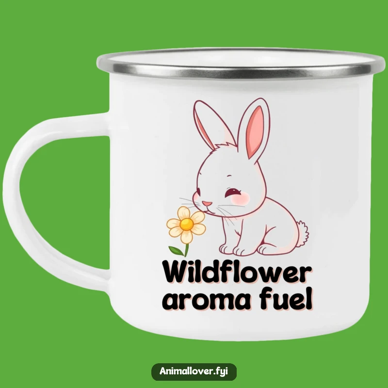 Funny Rabbit Explorer Mug: Quench Your Thirst with Cute Outdoor Fun