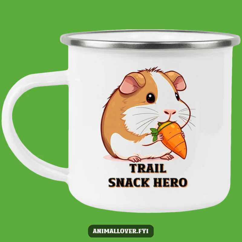 Funny Guinea Pig Carrot Camping Mug: Snack & Sip! Funny Gift!