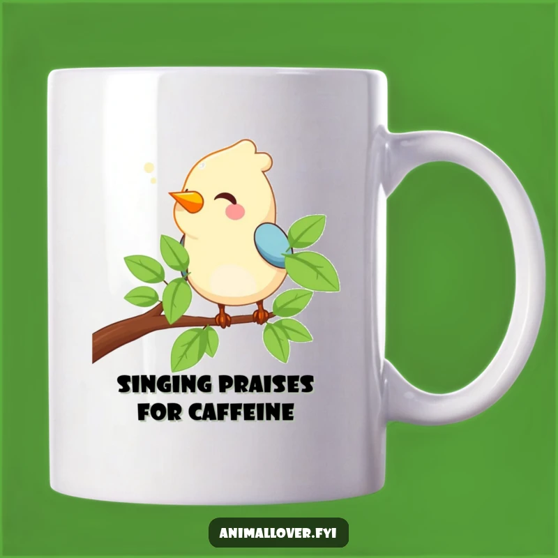 Funny Bird Chirping Mug: Morning Melodies, The Perfect Funny Gift for Bird Lovers!