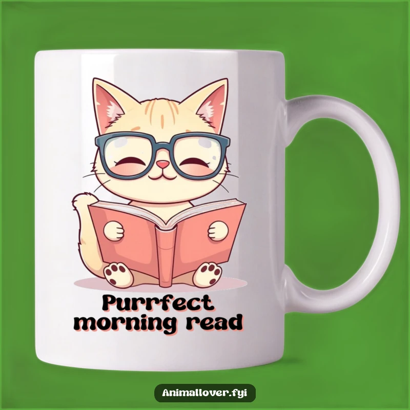 Funny Cat Librarian Mug: Wise Whiskers - Perfect Funny Gift for Bookworms