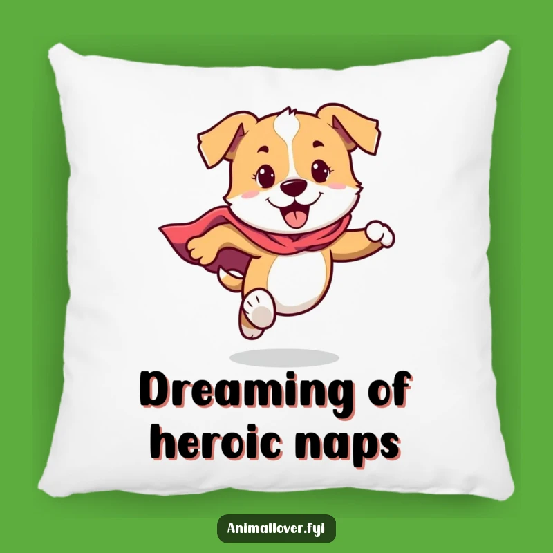 Funny Dog Cape Pillow: Comfy Companion, The Ideal Funny Gift for Relaxation!