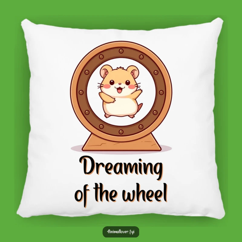 Funny Hamster Wheel Pillow: Comfy Cuteness, The Ideal Funny Gift for Lounging!
