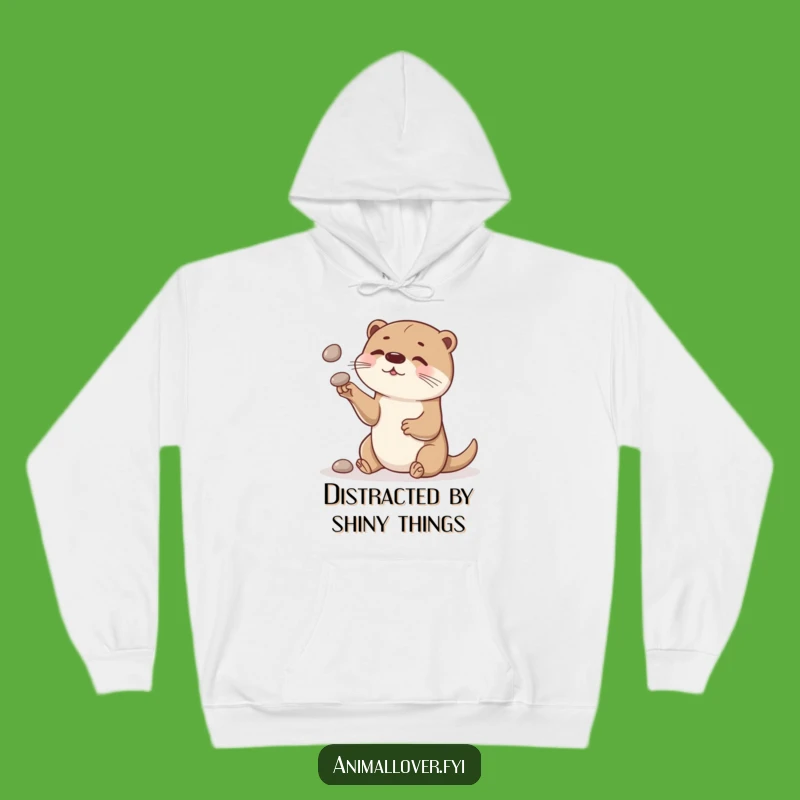 Funny Otter Hoodie: Cozy Juggler for Playful and Curious Days