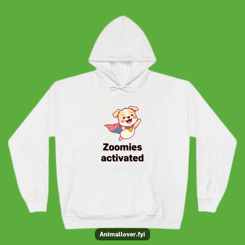 Funny Flying Dog Hero Hoodie: Stay Cozy and Hilarious with This Super-Pup Inspired Sweatshirt!