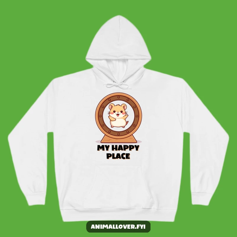 Funny Hamster Wheel Hoodie: Cozy Comfort, The Perfect Funny Gift for Chill Vibes!