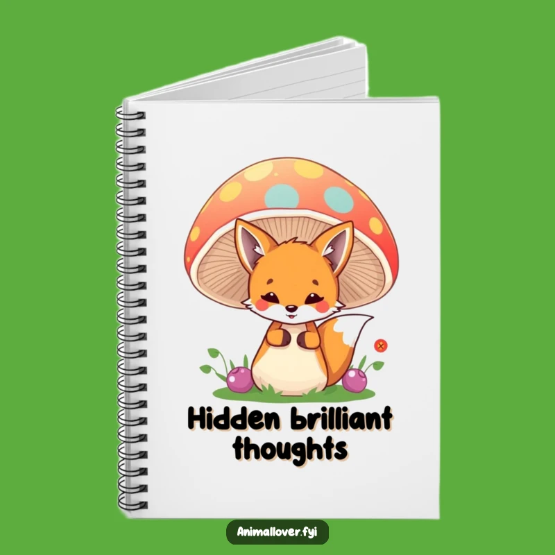 Funny Fox Forest Notebook: Journal Your Adventures with Charm
