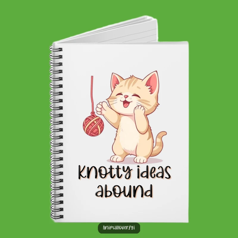 Funny Kitten Yarn Batting Notebook: Capture Ideas with Playful Charm