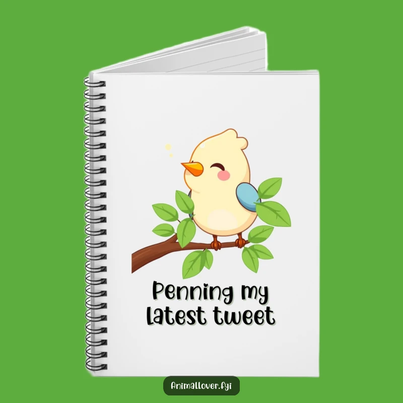 Funny Bird Chirping Notebook: Jot Down Tunes, The Best Funny Gift for Creatives!