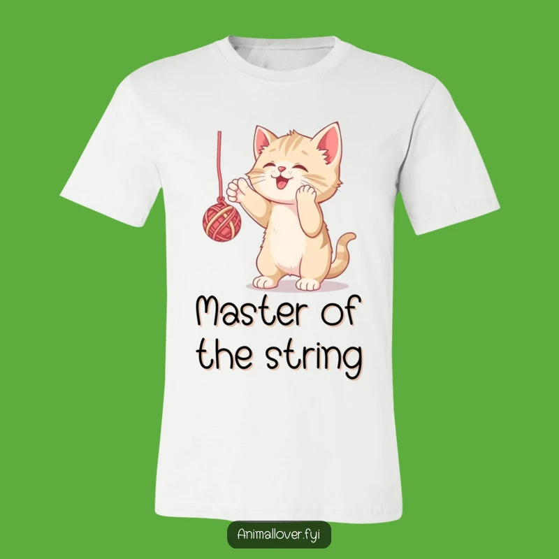 Funny Kitten Yarn Batting T-Shirt: A Hilarious Gift for Cat Antics Lovers