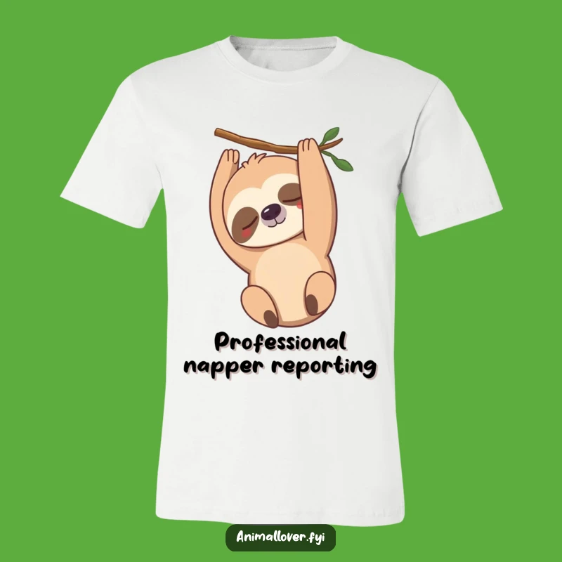Funny Sloth T-Shirt: Upside Down Smile, Ultimate Comfy Tee for Relaxed Vibes